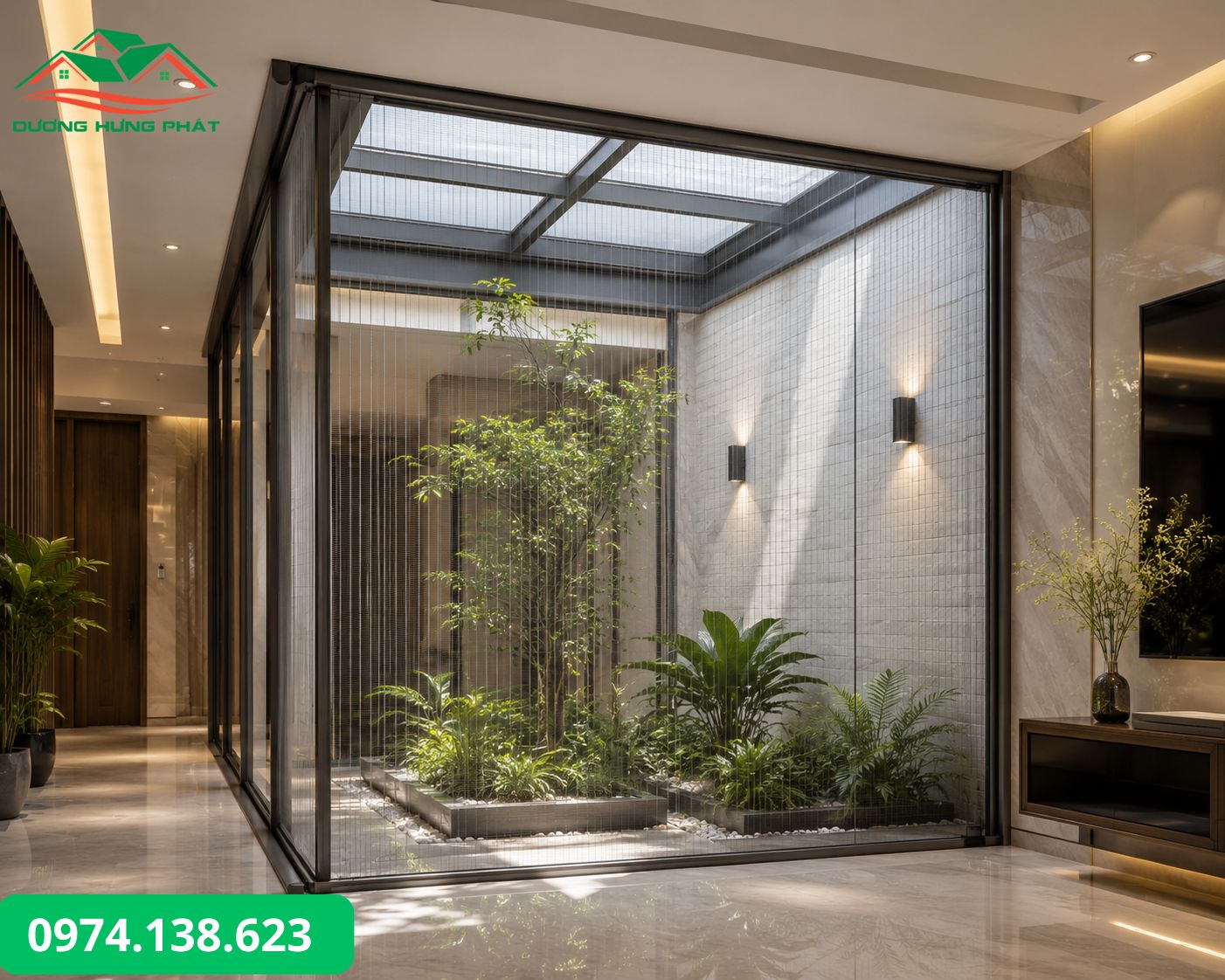 Lắp đặt cửa lưới chống muỗi khu vực giếng trời phường Tân Phú, TP.HCM
